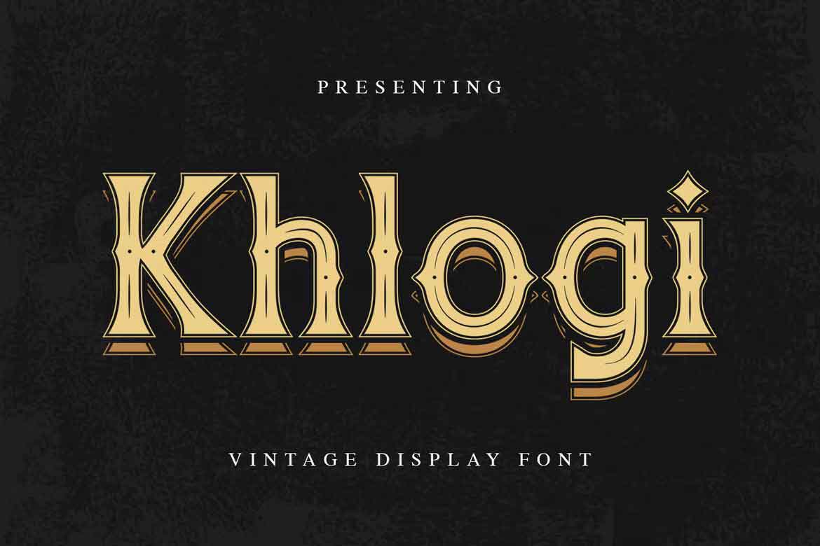 Khlogi Font preview